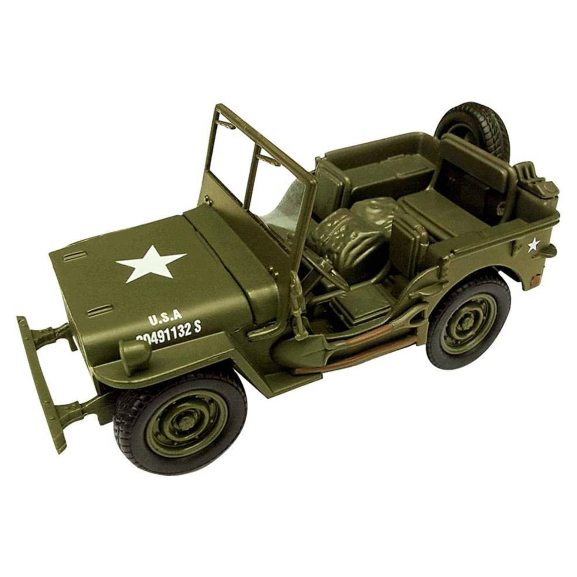 Classic Armour Willys Jeep Diecast Toy