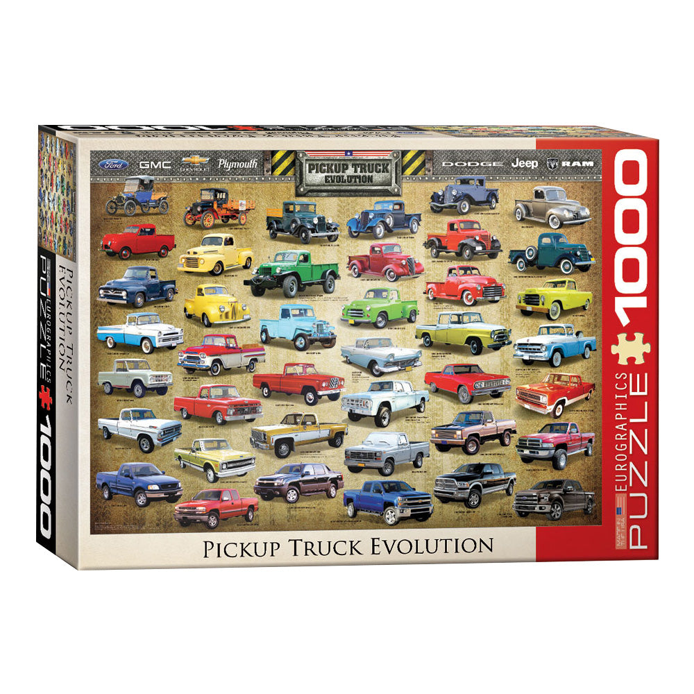 Pickup Truck Evolution 1,000-Piece Puzzle