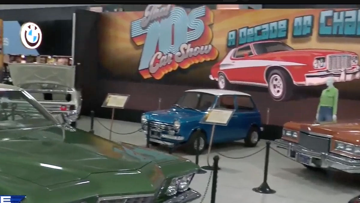 Live at the San Diego Automotive Museum's That 70s Car Show Exhibit