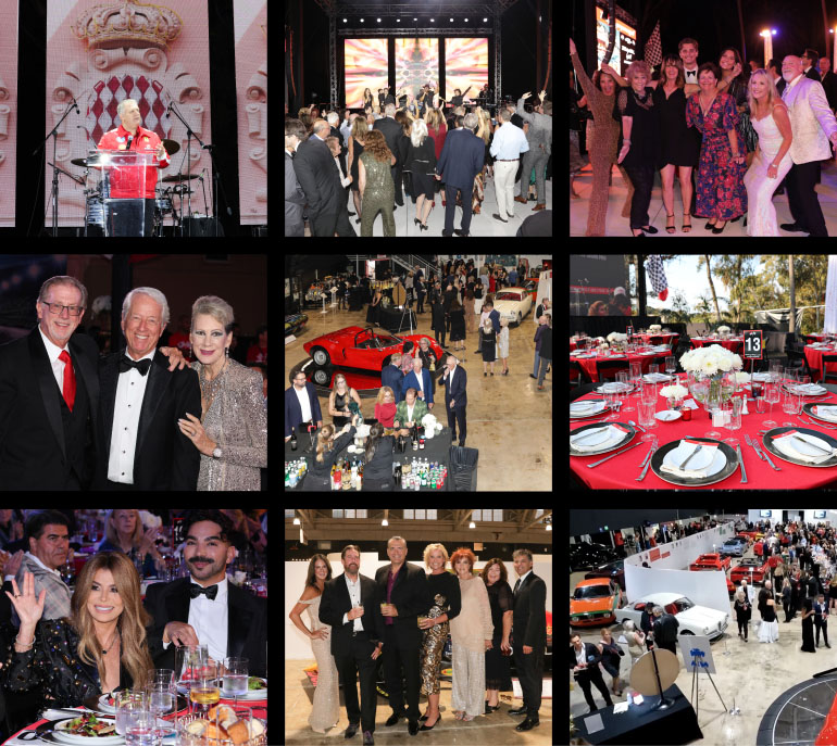 A gallery of images from the 2025 San Diego Automotive Museum IGNITE! Gala