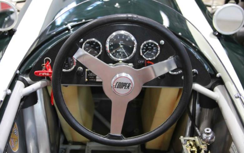 Steering Wheel of 1961 T53 San Diego Automotive Museum