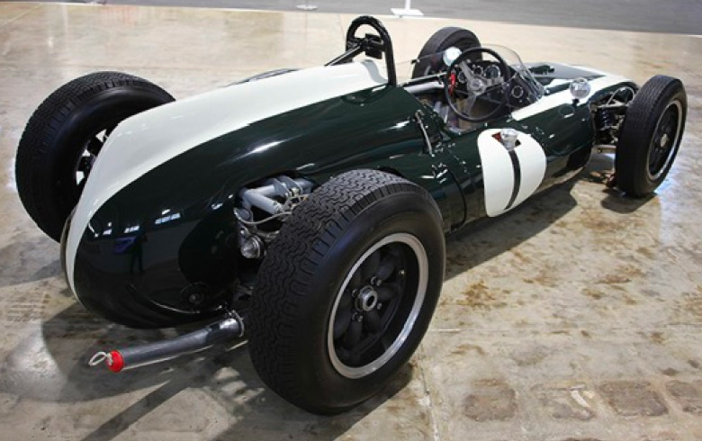 Behind the 1961 T53 San Diego Automotive Museum