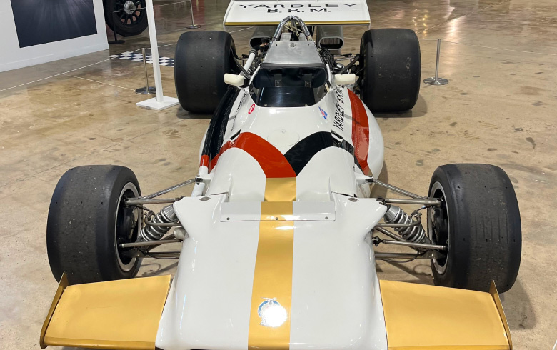 The 1970 BRM on exhibit at the San Diego Automotive Museum
