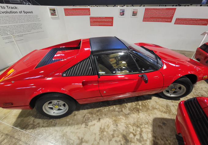 1978 Ferrari 308 GTS on display at the San Diego Automotive Museum