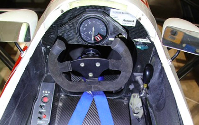 1991 Footwork Arrows FA12 on display at the San Diego Automotive Museum