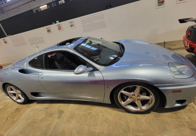 2000 Ferrari 360 Modena (F1) on display at the San Diego Automotive Museum