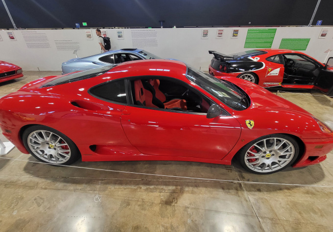 2004 Ferrari 360 Challenge on display at the San Diego Automotive Museum