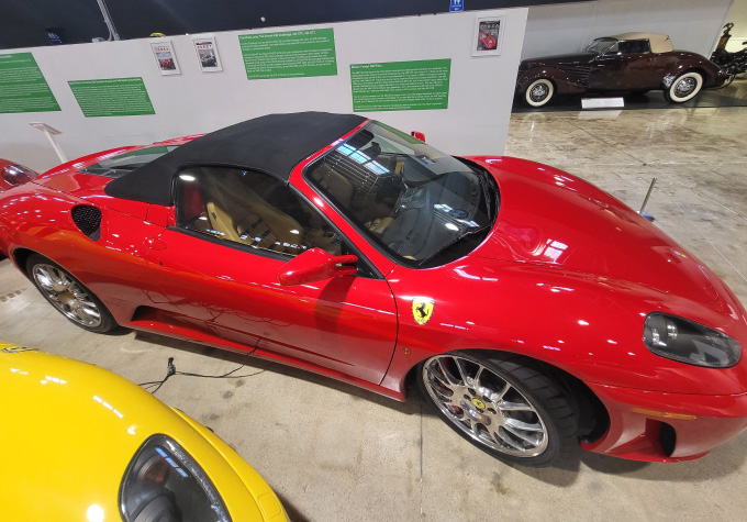 2007 Ferrari F430 on display at the San Diego Automotive Museum