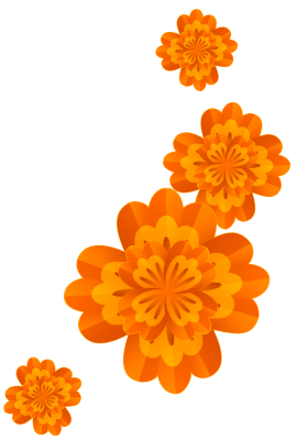 Decorative marigolds